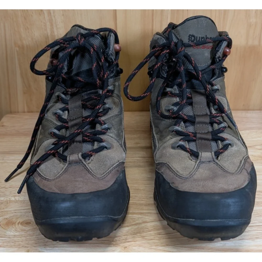Dunham Cloud Hiking Boots Men's 8.5D Brown Waterproof Trail Outdoor